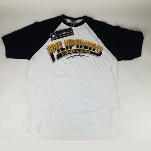 Men's Large Pilipinas: 3 Stars & a Sun baseball Shirt, New